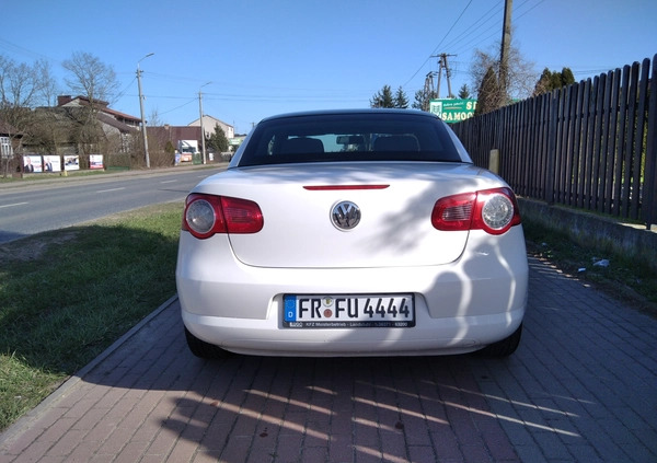 Volkswagen Eos cena 17900 przebieg: 238000, rok produkcji 2008 z Siedlce małe 277